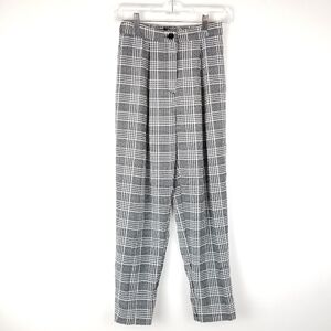 DIVIDED H&M 2‎ Houndstooth Pleated High rise Ankle Pants